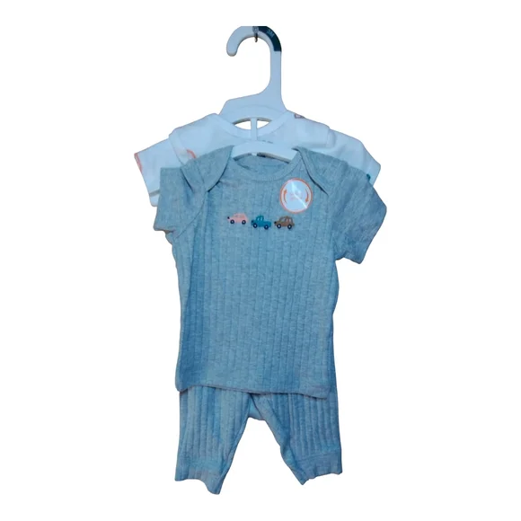 Car-Themed Baby Onesie Set - Picture 2 of 5